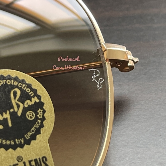 RayBan Aviator Gradient Brown RB3025 Gold Frame 58 / 62 Unisex New - Picture 6 of 16